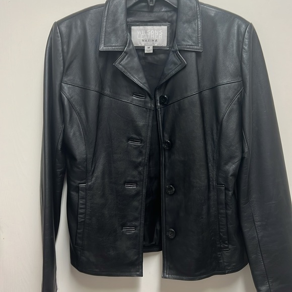 Wilsons Leather Classic Black Women's Jacket - Picture 13 of 13